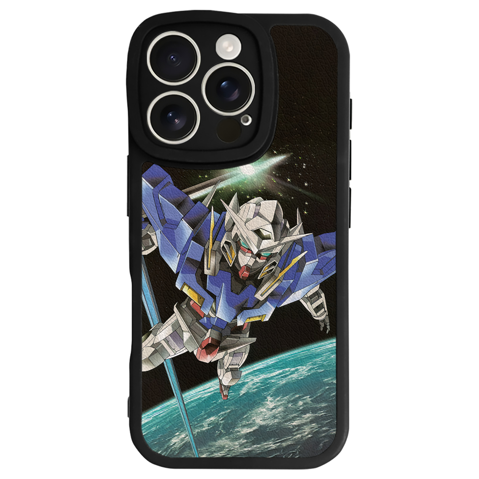 （画像用） 機動戦士ガンダム Mobile Suit Gundam 【iPhone 16シリーズ対応】シリコンスマホケース（レザー調） 材質：シリコン